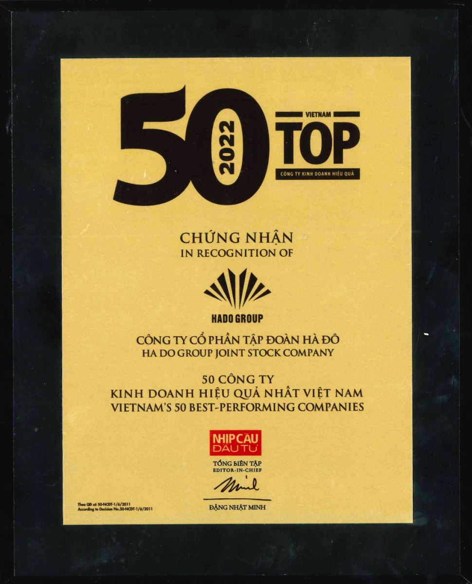 Top 50 kinh doanh hiệu quả nhất Việt Nam 2022