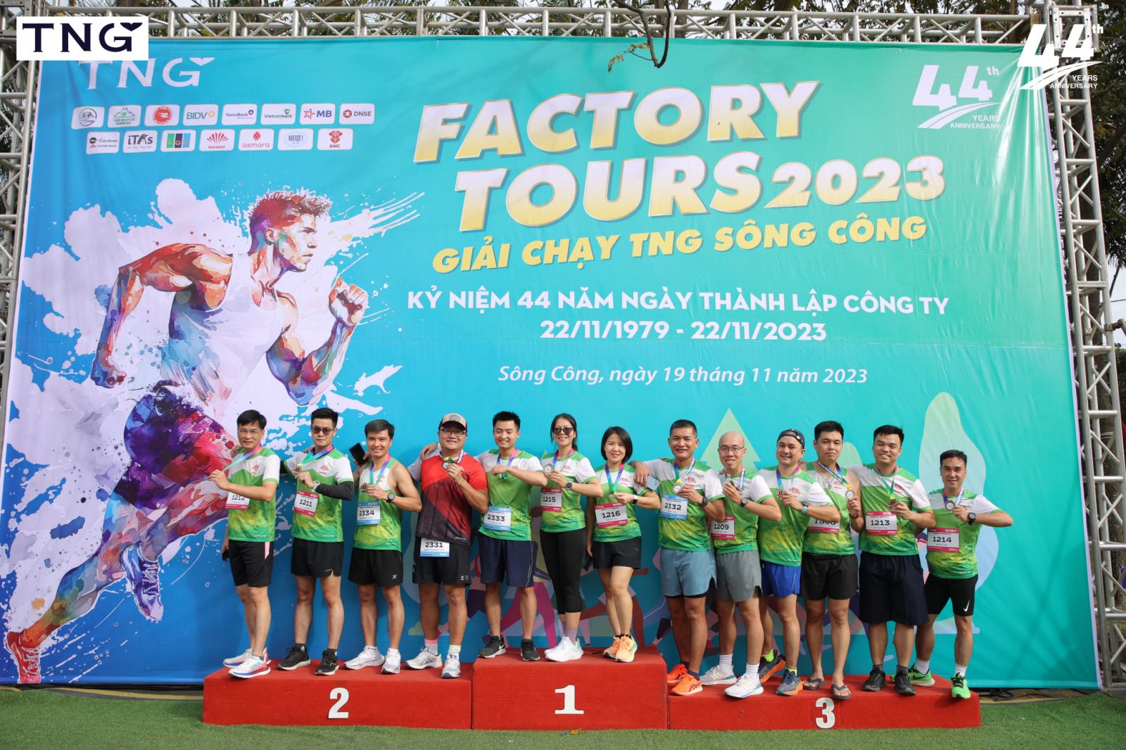 CLB Hà Đô Runners tham dự giải chạy TNG Sông Công Factory Tours 2023