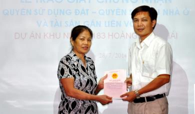 TẬP ĐOÀN HÀ ĐÔ TỔ CHỨC TRAO SỔ ĐỎ ĐỢT 2 CHO KHÁCH HÀNG MUA NHÀ TẠI DỰ ÁN KHU NHÀ Ở 183 HOÀNG VĂN THÁI