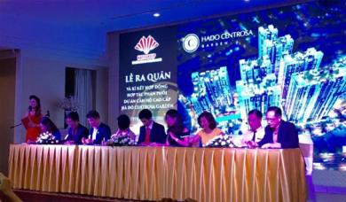 TẬP ĐOÀN HÀ ĐÔ KÝ KẾT HỢP ĐỒNG HỢP TÁC PHÂN PHỐI DỰ ÁN HADO CENTROSA GARDEN