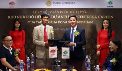 TẬP ĐOÀN HÀ ĐÔ KÝ KẾT HỢP ĐỒNG PHÂN PHỐI ĐỘC QUYỀN KHU NHÀ PHỐ LIỀN KỀ DỰ ÁN HÀ ĐÔ CENTROSA GARDEN VỚI STDA