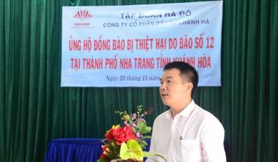 Ha Do Corporation supports the households affected by the storm No. 12