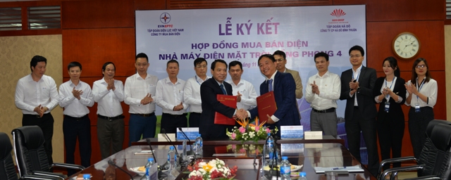 Tập đoàn Hà Đô ký kết hợp đồng mua bán điện với Tập đoàn Điện lực Quốc gia Việt Nam tại dự án Hồng Phong 4