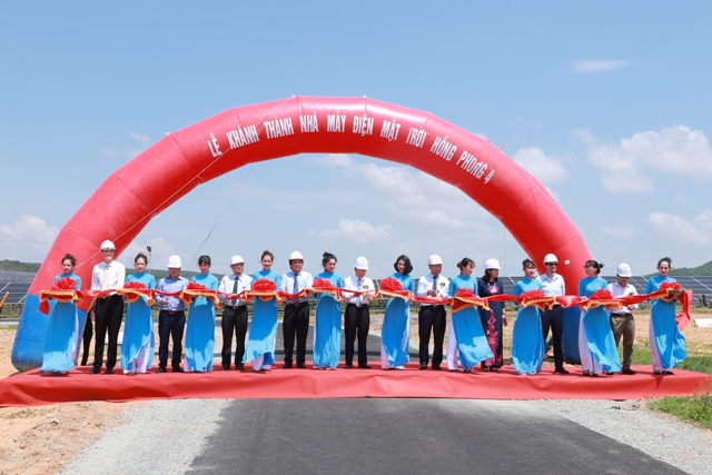 Tập đoàn Hà Đô khánh thành Nhà máy Điện mặt trời Hồng Phong 4 công suất 48 MWp