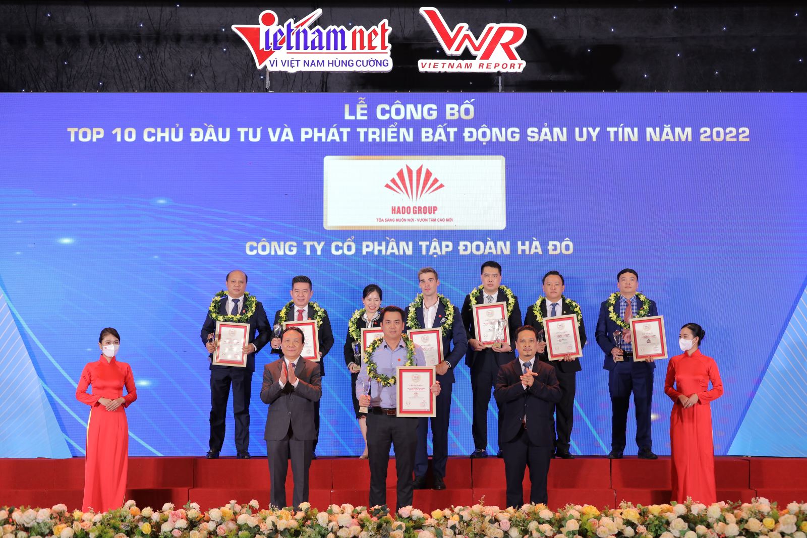 Tập đoàn Hà Đô tiếp tục nằm trong TOP 10 Chủ đầu tư BĐS uy tín Việt Nam năm 2022