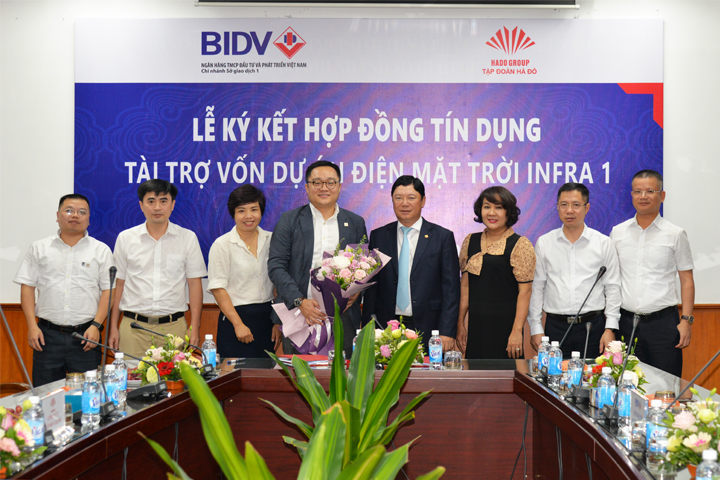 Tập đoàn Hà Đô ký kết hợp đồng hơp tác tín dụng với ngân hàng BIDV tài trợ Dự án Điện mặt trời SP Infra 1 – Ninh Thuận