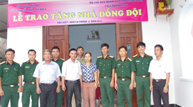 Công ty CP Hà Đô 1 trao tặng Nhà Đồng đội tại Quảng Nam