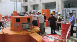 Thủy điện Nậm Pông: chạy thử thành công sa thải phụ tải lần cuối