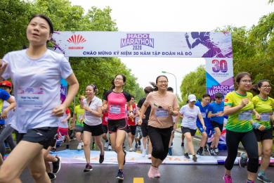Rộn ràng ngày hội thể thao Hà Đô 2020 chào mừng 30 năm ngày thành lập Tập đoàn