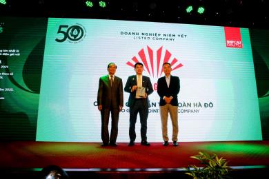 Tập đoàn Hà Đô vinh doanh trong Top 50 Doanh nghiệp Phát triển bền vững 2022