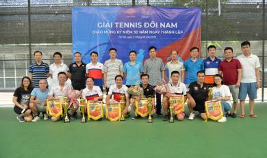 TẬP ĐOÀN HÀ ĐÔ TỔ CHỨC GIẢI ĐÔI NAM TENNIS KỶ NIỆM 30 NĂM THÀNH LẬP TẬP ĐOÀN