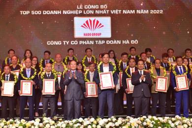 Tập đoàn Hà Đô xuất sắc vươn lên vị trí thứ 89 trong Top 500 Doanh nghiệp lớn nhất Việt Nam năm 2022