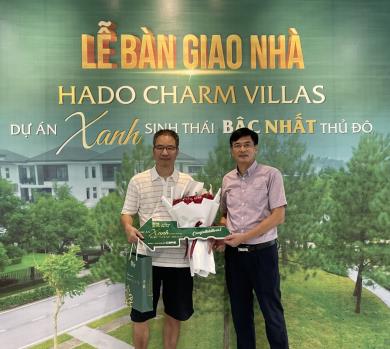 Tập đoàn Hà Đô tổ chức bàn giao nhà đợt 3 cho khách hàng tại dự án Hado Charm Villas