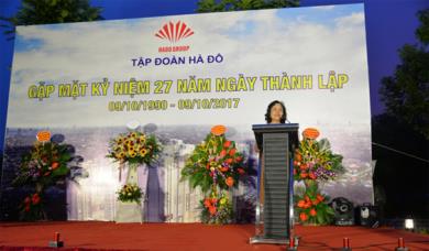 TẬP ĐOÀN HÀ ĐÔ TỔ CHỨC LỄ KỶ NIỆM 27 NĂM NGÀY THÀNH LẬP