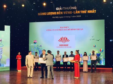 Tập đoàn Hà Đô được vinh danh trong Lễ trao Giải thưởng năng lượng bền vững 2019