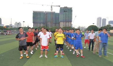 KHAI MẠC GIẢI BÓNG ĐÁ CHÀO MỪNG KỶ NIỆM 27 NĂM NGÀY THÀNH LẬP TẬP ĐOÀN