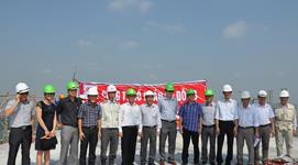  Tập đoàn Hà Đô tổ chức Lễ cất nóc tầng 32 công trình chung cư cao cấp Hado Park View