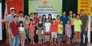  Tập đoàn Hà Đô tổ chức lễ tuyên dương và khen thưởng các cháu học sinh giỏi năm học 2014 - 2015