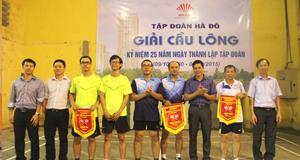 Bế mạc Giải Cầu lông chào mừng Kỷ niệm 25 năm ngày thành lập Tập đoàn