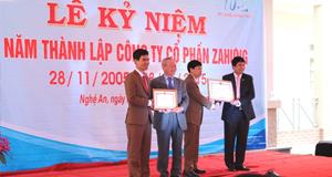 Công ty CP ZaHưng tổ chức Lễ kỷ niệm 10 năm ngày thành lập