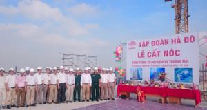  Tập đoàn Hà Đô: cất nóc công trình Tổ hợp khách sạn và văn phòng số 2 Hồng Hà - Ibis Hado Hotel