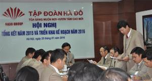 Tập đoàn Hà Đô: Hội nghị tổng kết năm 2015 và triển khai kế hoạch năm 2016