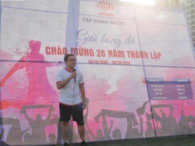 Khai mạc Giải bóng đá chào mừng 28 năm ngày thành lập Tập đoàn Hà Đô