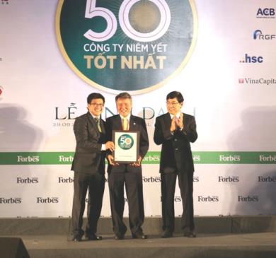 Tập đoàn Hà Đô lần thứ 3 liên tiếp vào TOP 50 Công ty niêm yết tốt nhất Việt Nam