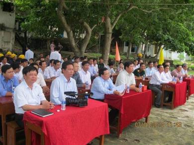 Hà Đô 1 khởi công xây dựng công trình đường giao thông trên đảo An Sơn